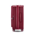 thumbnail image 6 of Luggage Sets 3 Piece(20/24/28) with Spinner Wheels and TSA Combination Lock, Expandable Carry On Luggage with Clear PVC Suitcase Cover, Luggage with Front Laptop Compartment, WINE RED, 6 of 9