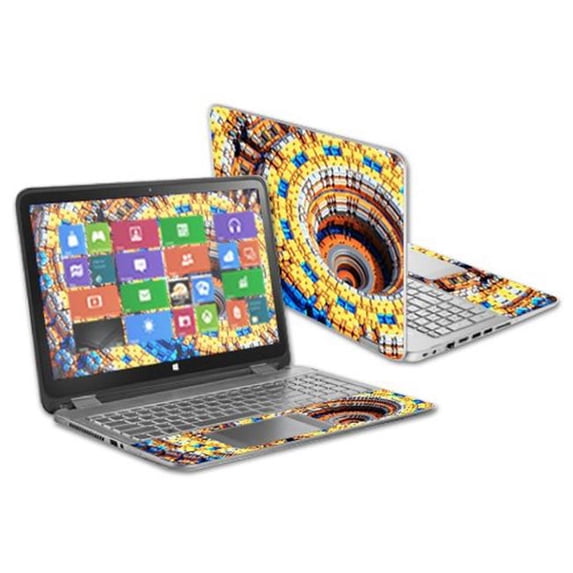 MightySkins HPENVY15-Fractal Science 15.6 in. Skin Decal Wrap for HP Envy X360 2014 Version Laptop - Fractal Science