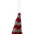 thumbnail image 6 of Northlight 8" Lighted Red and Gray Knit Gnome Head Christmas Ornament, 6 of 8