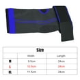 thumbnail image 2 of Unique Bargains 1 Pcs Ankle Support Braces with Strap Adjustable Breathable Ankle Wrap Brace for Sports Blue Size L, 2 of 7