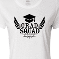 thumbnail image 4 of Inktastic Grad Squad with Graduation Cap and Wings Women's T-Shirt, 4 of 5
