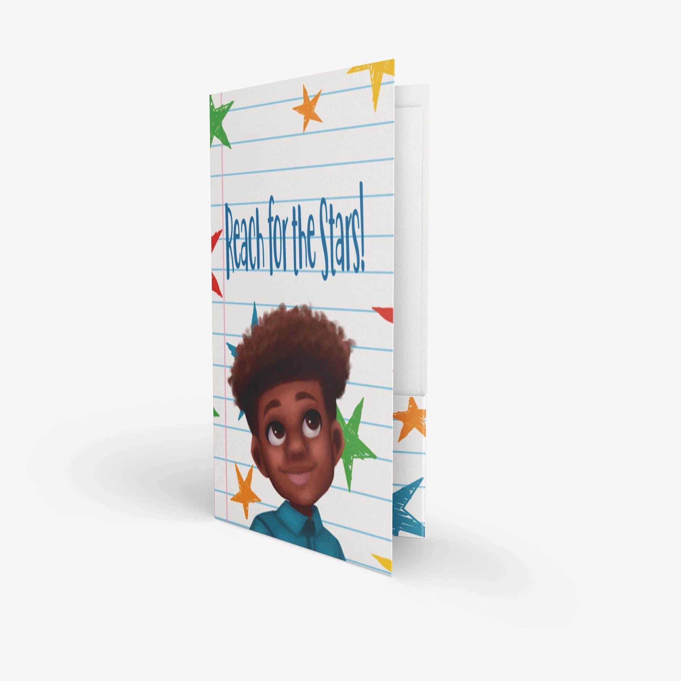 BBBG Reach For The Stars Boy 2-pocket folder