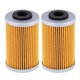 thumbnail image 2 of Filtro de aceite para motocicleta, 2 piezas Filtro de combustible para motor de motocicleta Filtro de aceite Aspecto llamativo, 2 of 9