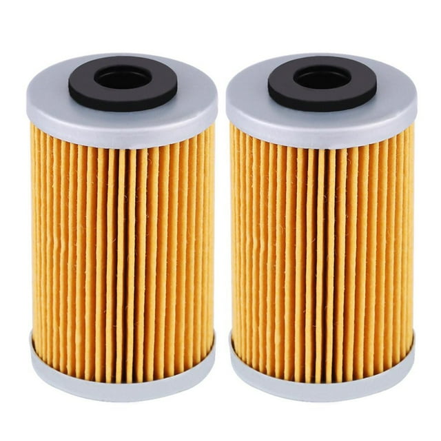 Filtro de aceite combustible para motor de motocicleta, 2 uds., para 250, 400, 450, 520, 525, 625