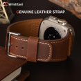 thumbnail image 4 of Correa de piel para Apple Watch Wristitani de 42 mm/41 mm/40 mm/38 mm para hombre, 4 of 7