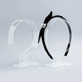 thumbnail image 3 of 2Pcs Single Headband Display Stand Accessories Organizer Rack for Store Shop Transparent, 3 of 7