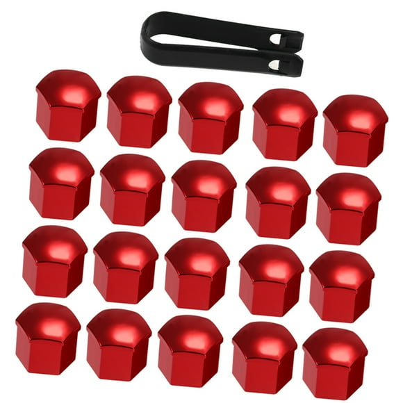 20pcs Universal 17mm Wheel Nut Covers Lug Nut Caps Screw Protector