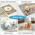 thumbnail image 4 of Fun Coffee Machine Mat-Espresso Tray for Coffee Bar Under Coffee Pot Mat, coffee maker mat for Countertop, 4 of 6