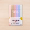 thumbnail image 4 of YIMWNYI 6Pcs 10ml Soft Head Highlighters Pen, Water-Based Ink, Quick Drying, Non-Neon Fluorescent Marking Pen for Journals, Planners, Notes, and Office Use, Large Capacity, Mild & Soft Colors, 4 of 4