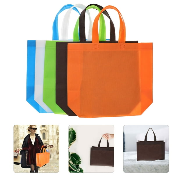 MERRYHAPY 25Ud Bolsa Tote Reutilizable De Lona Con Gran Capacidad Para En Casa