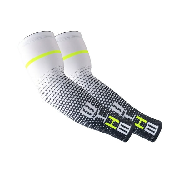 Pebbuoy UV Sun Protection Arm Sleeve Breathable Cooling Sleeve Tattoo Coverage Cycling Arm Sleeves for Men Women Outdoor Activities Basketball Golf Running