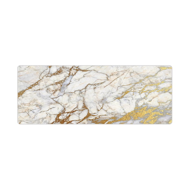 Alfombrilla de ratón extra grande de mármol, alfombrilla de ratón extendida para ordenador, antideslizante, sin bordes, alfombrilla de escritorio para teclado Vogacara JJ24859-02
