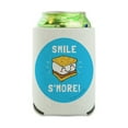thumbnail image 1 of Smile S'More Funny Humor Can Cooler - Drink Sleeve Hugger Collapsible Insulator - Beverage Insulated Holder, 1 of 4