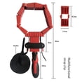 thumbnail image 3 of 4M Belt Frame Clips Multifunction Blet Clamp Quick 35-305 Adjustable Band Clamp Polygonal Clip Angle Woodworking Tools, 3 of 5