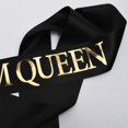 thumbnail image 3 of Fajas ""Prom King"" Y ""Prom Queen"" - Accesorios Para Fiesta De Graduación, Fiesta Escolar, Color Negro Con Estampado Dorado, 3 of 5