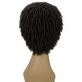 thumbnail image 4 of LUXLUXE Kayla Curly Locs 11 in Long Full Wig Full Cap Wig, Heat Resistant Fibers, Medium Brown Color, 4 of 6