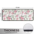 thumbnail image 5 of Kitchen Rugs Sets Of 2,Pioneer Flower Floral Print Pattern Anti Fatigue Kitchen Mat Rugs Non Slip Washable,Decorative Kitchen Floor Mats for Kitchen,Sink,Laundry,17"x47"+17"x47", 5 of 5