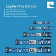 thumbnail image 2 of RC Pets 1 Inch Adjustable Dog Clip Collar, Medium, Bones (Medium, Fresh Tracks Blue), 2 of 3