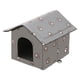 thumbnail image 2 of Casa para gatos Yuyangstore para exteriores a prueba de lluvia Gris S Cama para perros y gatos, 2 of 8