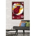 thumbnail image 2 of NBA Miami Heat - Maximalist Logo 23 Wall Poster, 22.375" x 34" Framed, 2 of 5