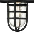 thumbnail image 4 of John Timberland Marlowe Rustic Industrial Outdoor Wall Light Fixtures Set of 2 Black Hooded Cage 13" Clear Glass for Post Exterior Barn, 4 of 9