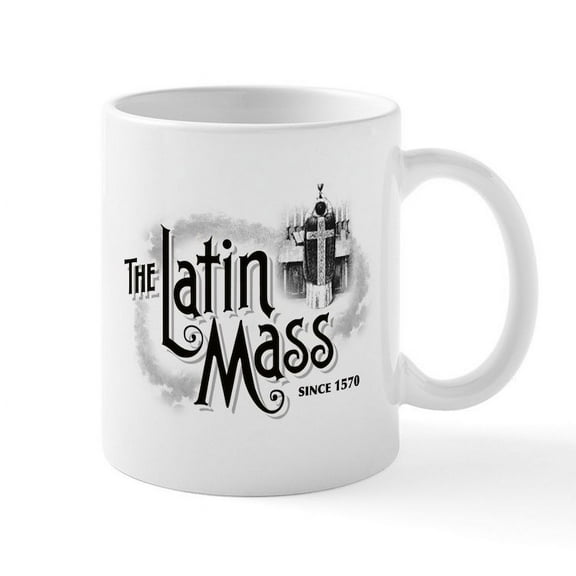 CafePress - The Latin Mass Mug - 11 oz Ceramic Mug - Novelty Coffee Tea Cup