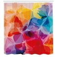thumbnail image 3 of Ambesonne Art Shower Curtain, Big Flower Petals, 69"Wx84"L, Multicolor, 3 of 3