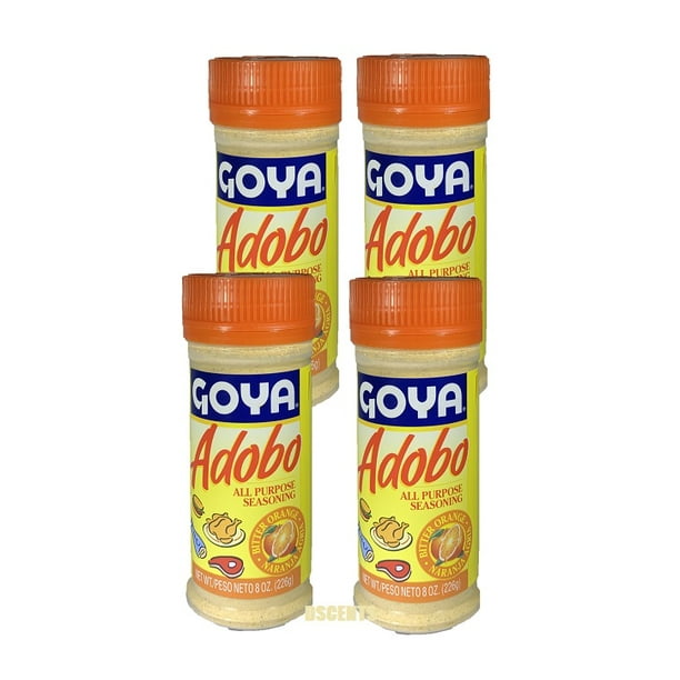 4Pack Goya Adobo All Purpose Seasoning With Bitter Orange Con Naranja