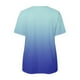 thumbnail image 5 of Blusa informal con cuello en V y manga corta con estampado de verano para mujer con estilo OAVQHLG3B Store  lin121212, 5 of 5
