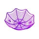 thumbnail image 4 of Plato decorativo de tela de araña, decoración de platos de dulces, accesorios de fiesta, estante de entrada de café para el hogar, soporte interior pa púrpura, 4 of 8