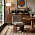 thumbnail image 5 of Meridian Furniture Shaw Beige Chenille Fabric Upholstered Dining Chair, 5 of 10