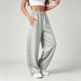 thumbnail image 6 of XINXIAOO Unisex Boys Girls Sweatpants Active Fit Elastic Waist Jogger Sweatpants with Pockets Boys Athletic Pants Grey Pants Toddler Joggers Size 13-14 Years, 6 of 9