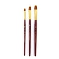 thumbnail image 2 of Royal & Langnickel 3pc Golden Taklon Flat Comb™ Brush Set, 2 of 8