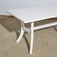 thumbnail image 3 of Vifah Bradley Outdoor 5-Piece Wood Patio Dining Set In White V1337SET2, 3 of 3