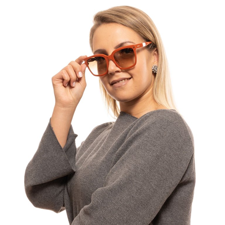 Bally sunglasses BY0034-H WOMAN 53/21/140 42F SHINY ORANGE  display picture 2