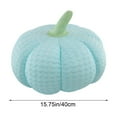 thumbnail image 3 of Sky Blue Pumpkin Pillow - 40cm Plush Cushion for Holidays & Gifts, Made of Soft Flock Material, Ideal for Home Decoration, Table Centerpiece, and Seasonal Events - 1 Piece, 3 of 6