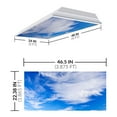 thumbnail image 6 of Octo Lights - Fluorescent Light Covers - 2x4 Flexible Ceiling Light Filters - For Classrooms and Offices - Cloud 003, 6 of 8