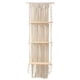 thumbnail image 2 of Estante de macramé para colgar en , 3 niveles, estantes de macramé hechos , decorativos, flotantes, boho, estante de exhibición para perfecl estante colgante de pared, 2 of 8
