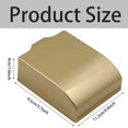 thumbnail image 5 of 1 pieza, caja de enchufe impermeable con patrón cepillado dorado champán, protector contra salpicaduras, protector de interruptor para Baño, 5 of 5
