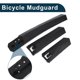 thumbnail image 3 of Guardabarros de bicicleta de carretera MTB Unique Bargains, delantero 23.43", trasero 26.38", guardabarros ajustable negro, 1 juego, 3 of 6