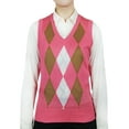 thumbnail image 5 of Blue Ocean Womens Argyle Sweater Vest (lsv-159), 5 of 6