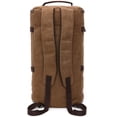 thumbnail image 3 of Men's Backpack Fashion Retro Cylinder Canvas Travel Backpack Duffel Bag Shoulder Handbag Backpack, 3 of 9