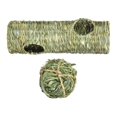 thumbnail image 1 of Juguete de Túnel de Hierba para Hámster, Nido, Juguete Interactivo Duradero Y Ligero, Juguete de Tubo para Hámster, Conejo Pequeño, Rata, Ra, 1 of 8