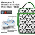thumbnail image 2 of Panda Lovers Insulated Lunch Box Men Reusable Lunch Tote Bag Fit Most Bento Boxes Lunch Box Containers Picnic Hiking, 2 of 6