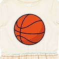 thumbnail image 4 of Inktastic Basketball Sports Ball Girls Toddler Dress, 4 of 5