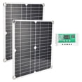 thumbnail image 3 of 2 uds 15W Panel Solar 60A Kit de controlador de carga Solar módulo de sistema fotovoltaico portátil Flexible, 3 of 10