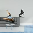 thumbnail image 2 of Estatua de bailarina de ballet, figura de resina, adorno, escultura de caballo, pieza decorativa con tallado artístico, adecuada para sala de estar, o, 2 of 8