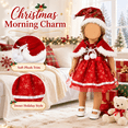 thumbnail image 6 of Elegant Dress for 18 Inch Dolls - 16in Simulation Doll Outfit, Cute Design, Christmas Themed Doll Dress, Accessory for Young Ones' Dolls, No Doll & Shoes Included, Soft Fabric, 1pc, 6 of 13