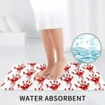 thumbnail image 6 of Bathroom Rugs Sets 3 Piece - Red Bloody Scary Hands Absorbent Non Slip Bath Mats, U-Shape Toilet Lid Cover, Contour Mat, Soft Washable Shower Mats Bath Rug Mat for Bathroom Tub Toilet, 6 of 7