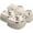 Beige, variant on Women's DIY Platform Clogs Slip On Slides Shoes Beach Sandals Gardener Clog Hight Heels(3.2 in) Mule Slippers Garden Shoes-USA